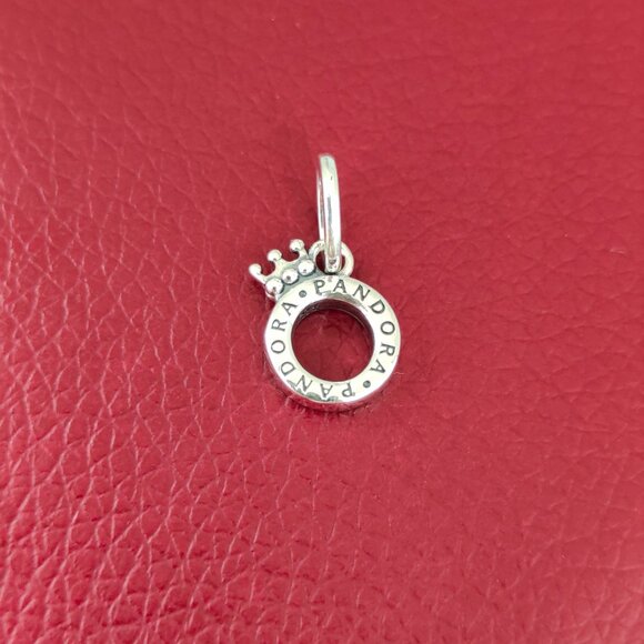 Pandora Open Center Crown Dangle Charm Bracelet Charm with box - Picture 1 of 5